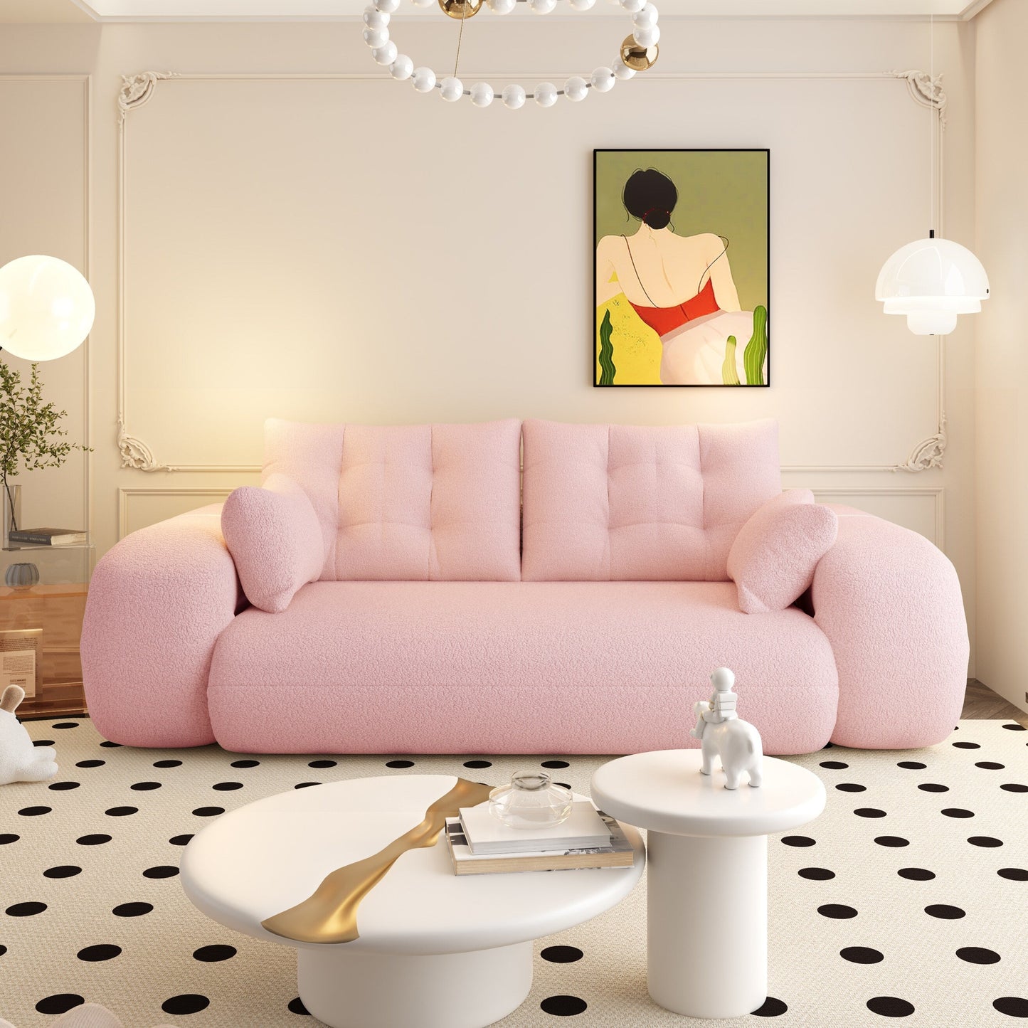 78.7 Human Dog Bed, Lazy Sofa Couch, 3-in-1 Foldable Sofa Bed