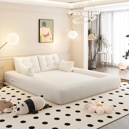 78.7 Human Dog Bed, Lazy Sofa Couch, 3-in-1 Foldable Sofa Bed