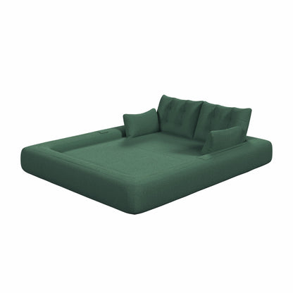 78.7 Teddy 3-Seater Sleeper Sofa Modular Floor, Convertible Lounge