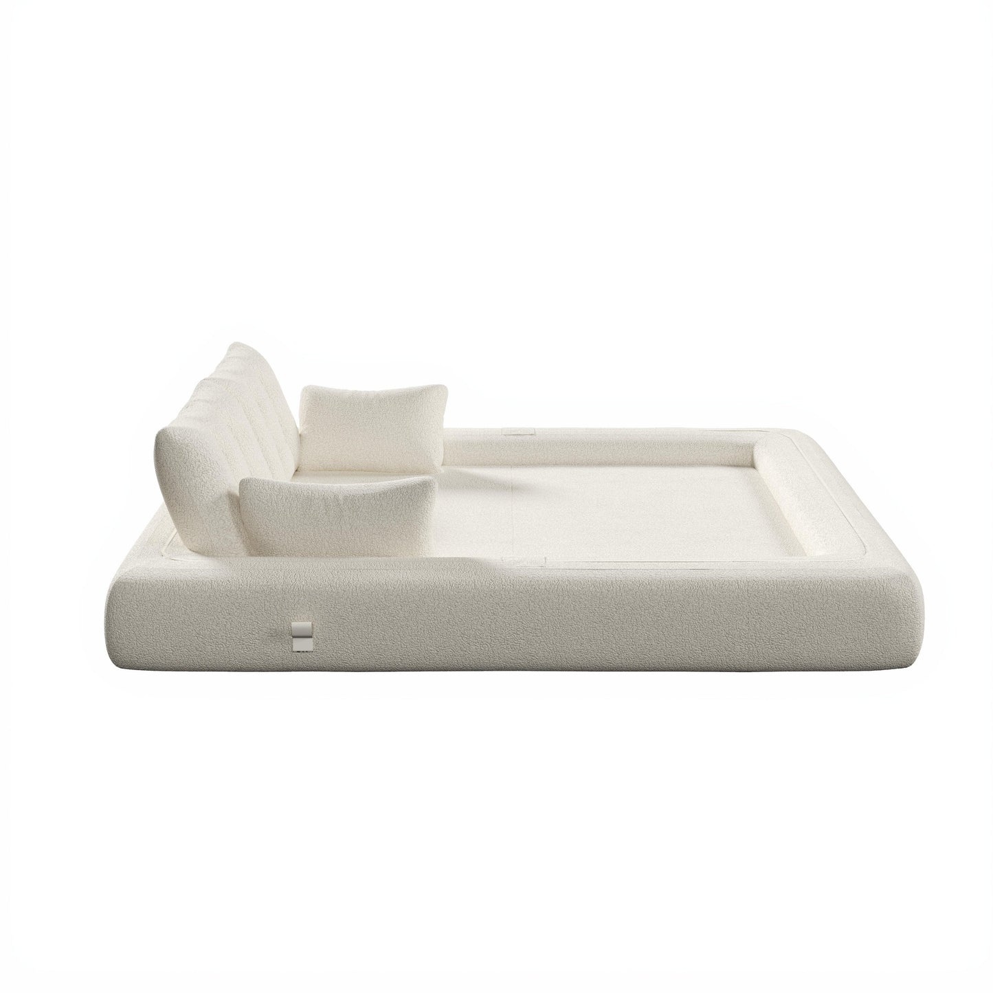78.7 Teddy 3-Seater Sleeper Sofa Modular Floor, Convertible Lounge