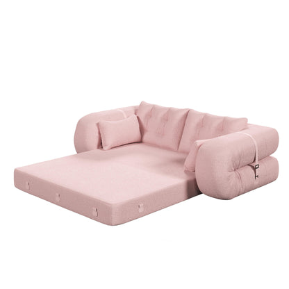 78.7 Teddy 3-Seater Sleeper Sofa Modular Floor, Convertible Lounge