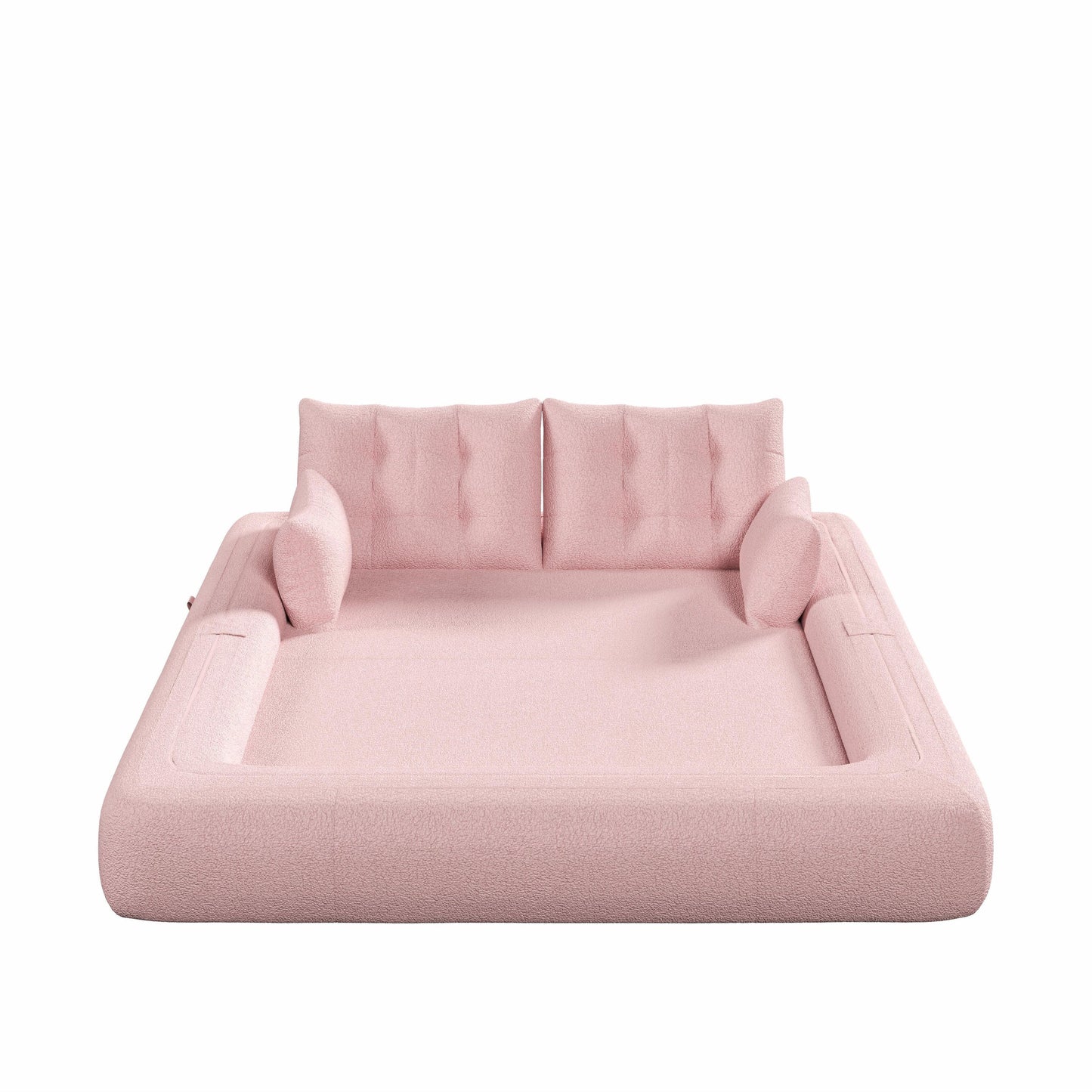 78.7 Teddy 3-Seater Sleeper Sofa Modular Floor, Convertible Lounge