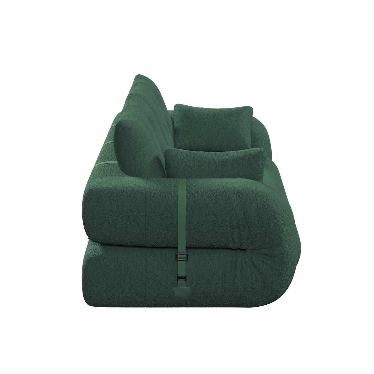 78.7 Teddy 3-Seater Sleeper Sofa Modular Floor, Convertible Lounge