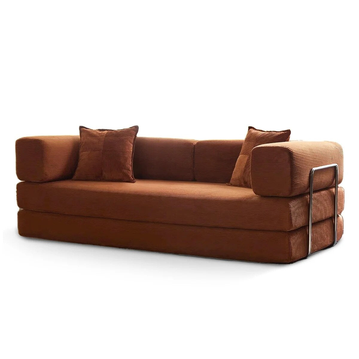 78.8Convertible Sleeper Sofa Bed With Pillow Compression Sofa Comfy Futon Couch Lounge Sleeper Bed