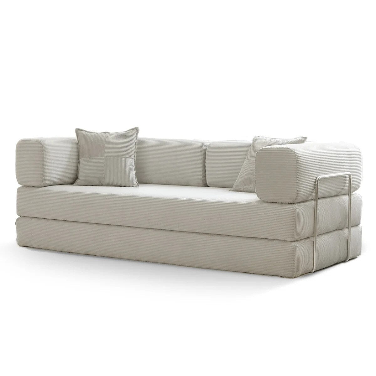 78.8Convertible Sleeper Sofa Bed With Pillow Compression Sofa Comfy Futon Couch Lounge Sleeper Bed