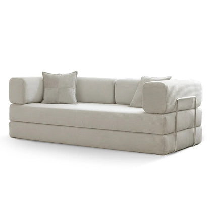 78.8Convertible Sleeper Sofa Bed With Pillow Compression Sofa Comfy Futon Couch Lounge Sleeper Bed