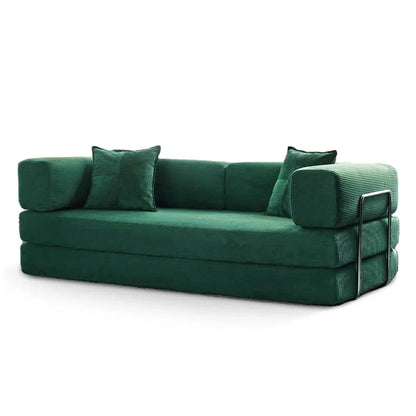 78.8Convertible Sleeper Sofa Bed With Pillow Compression Sofa Comfy Futon Couch Lounge Sleeper Bed
