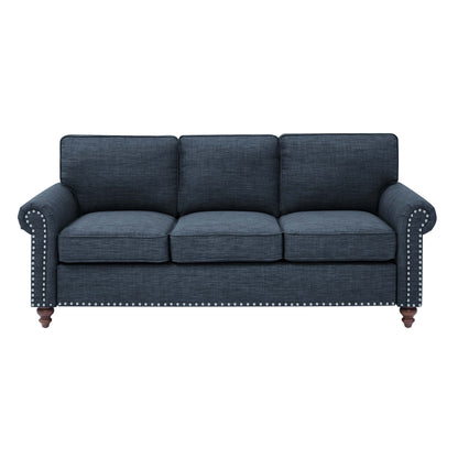 78 Harbor Linen Blend Sofa - 30.5 D x 78 W x 35 H