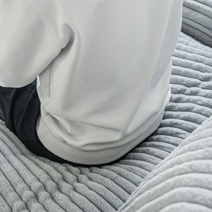 78'' Plush Fabric Loveseat Sofa Lounger Sleep Couch
