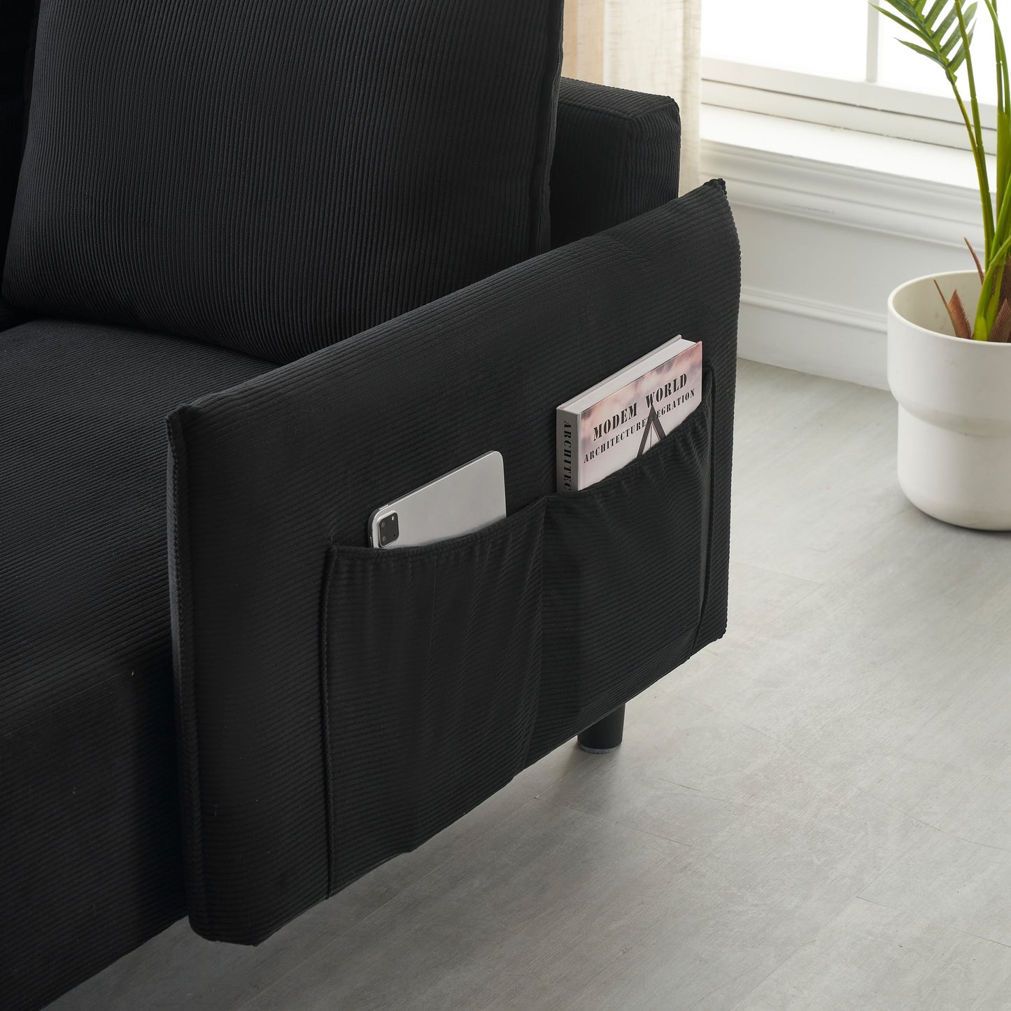 79.50 inches Long Sofa , with Spacious and Comfortable Seats, for Apartment Office Living Room