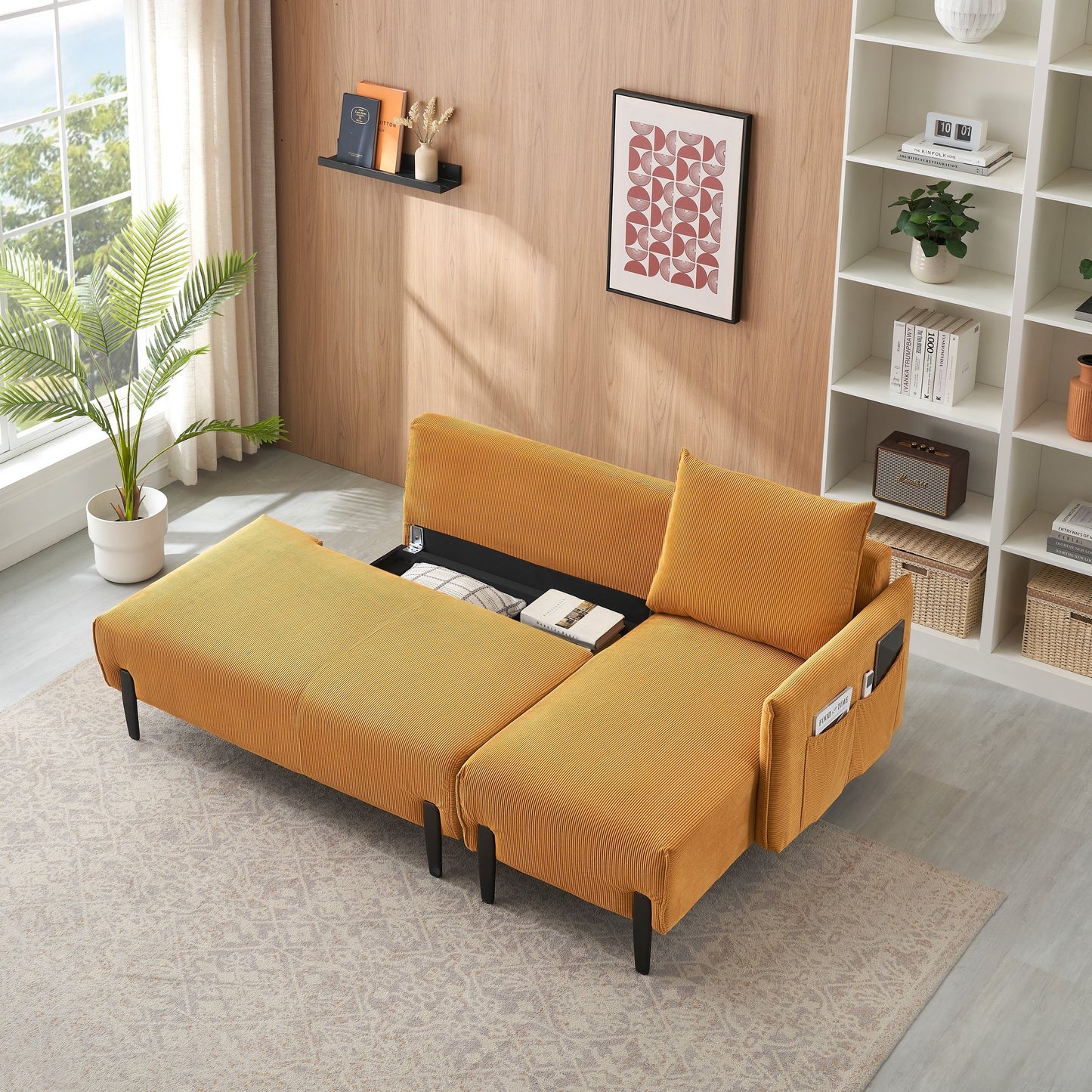 79.50 inches Long Sofa , with Spacious and Comfortable Seats, for Apartment Office Living Room