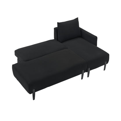 79.50 inches Long Sofa , with Spacious and Comfortable Seats, for Apartment Office Living Room
