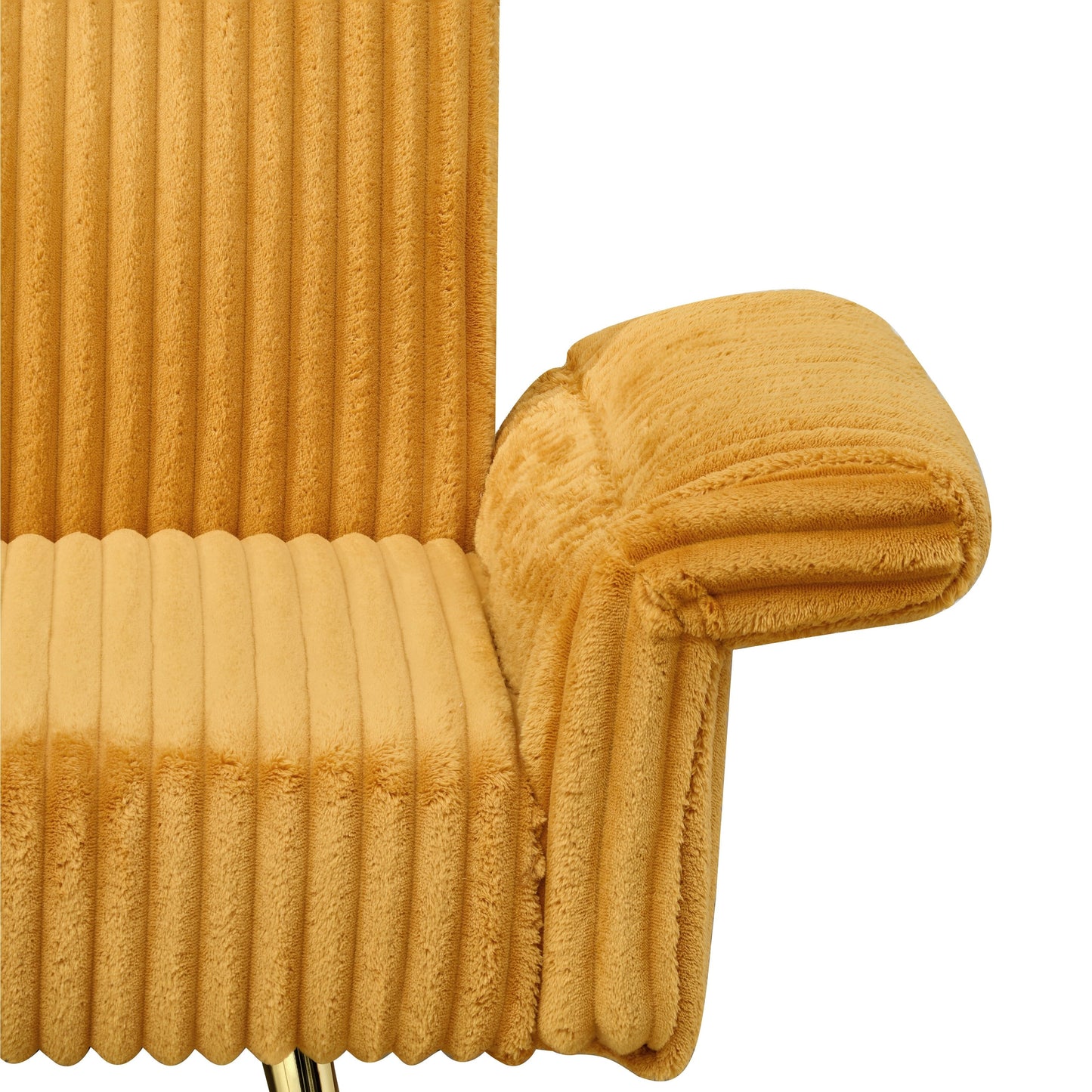 79 Corduroy Foldable Sofa Bed with 3-Position Armrests, High-Resilience Foam, and Metal Legs