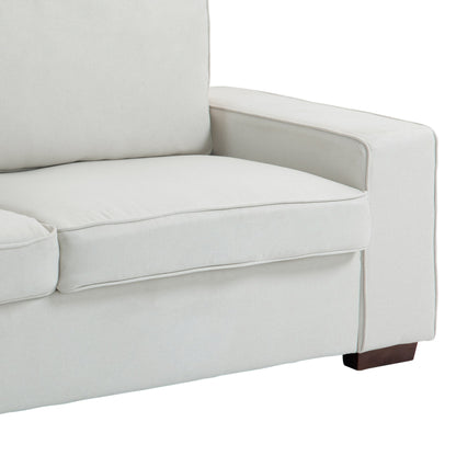 80.1 Wide Linen Corduroy Loveseat Living Room Sofa Couch
