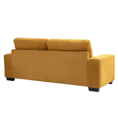 80.1 Wide Linen Corduroy Loveseat Living Room Sofa Couch