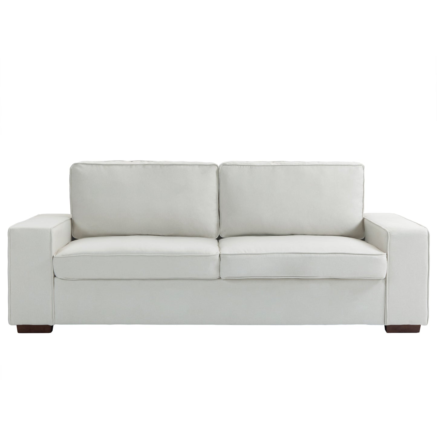 80.1 Wide Linen Corduroy Loveseat Living Room Sofa Couch