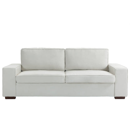 80.1 Wide Linen Corduroy Loveseat Living Room Sofa Couch