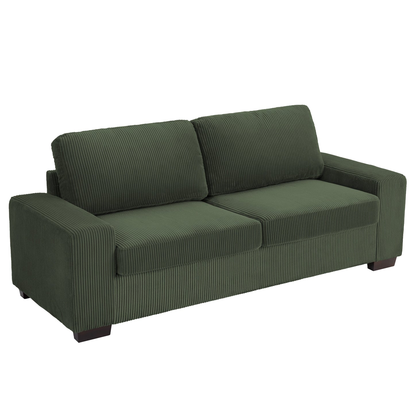 80.1 Wide Linen Corduroy Loveseat Living Room Sofa Couch