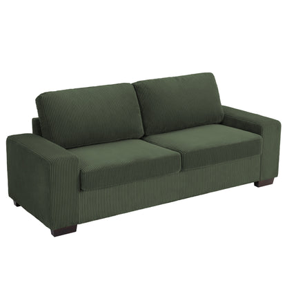 80.1 Wide Linen Corduroy Loveseat Living Room Sofa Couch