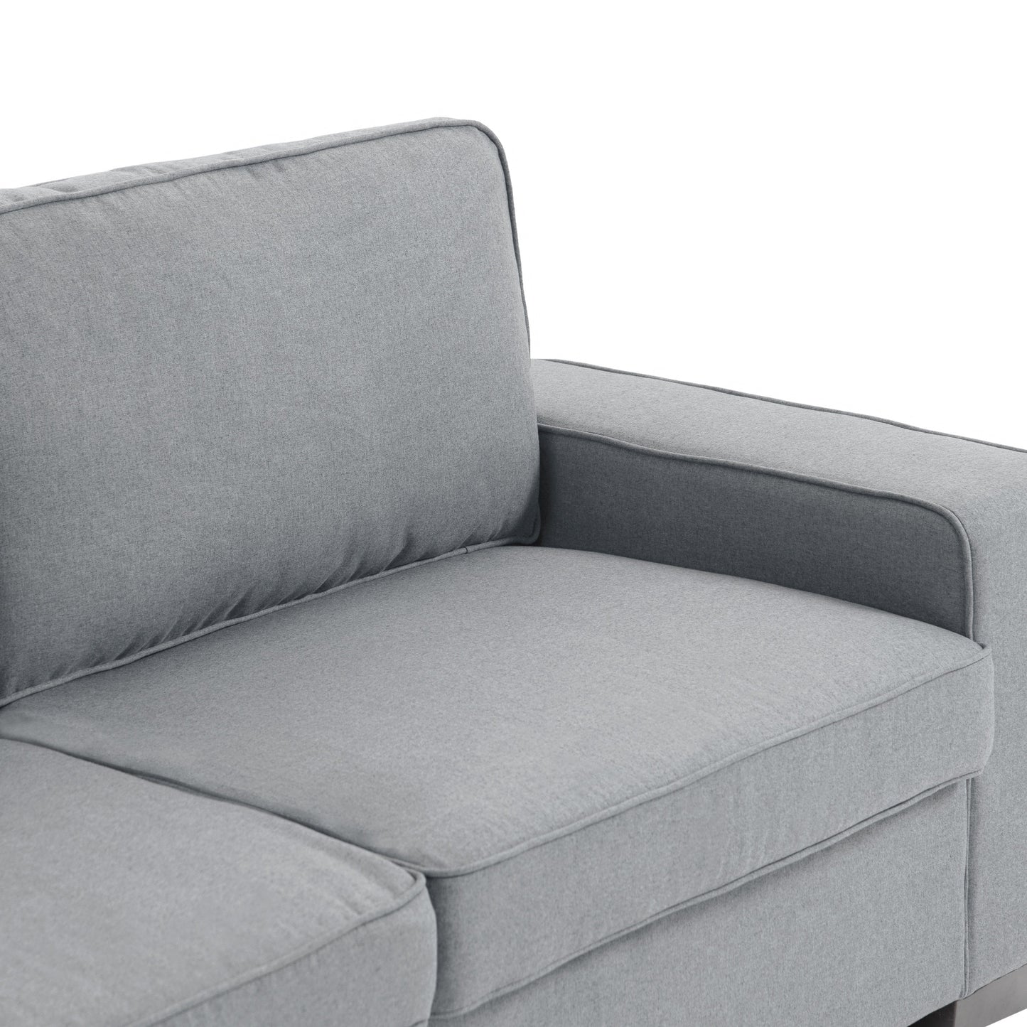 80.1 Wide Linen Corduroy Loveseat Living Room Sofa Couch