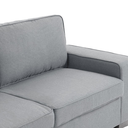 80.1 Wide Linen Corduroy Loveseat Living Room Sofa Couch