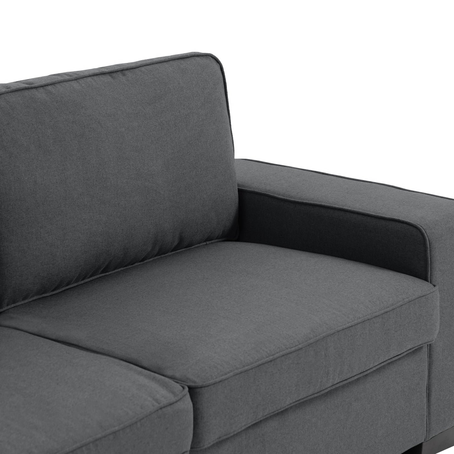 80.1 Wide Linen Corduroy Loveseat Living Room Sofa Couch
