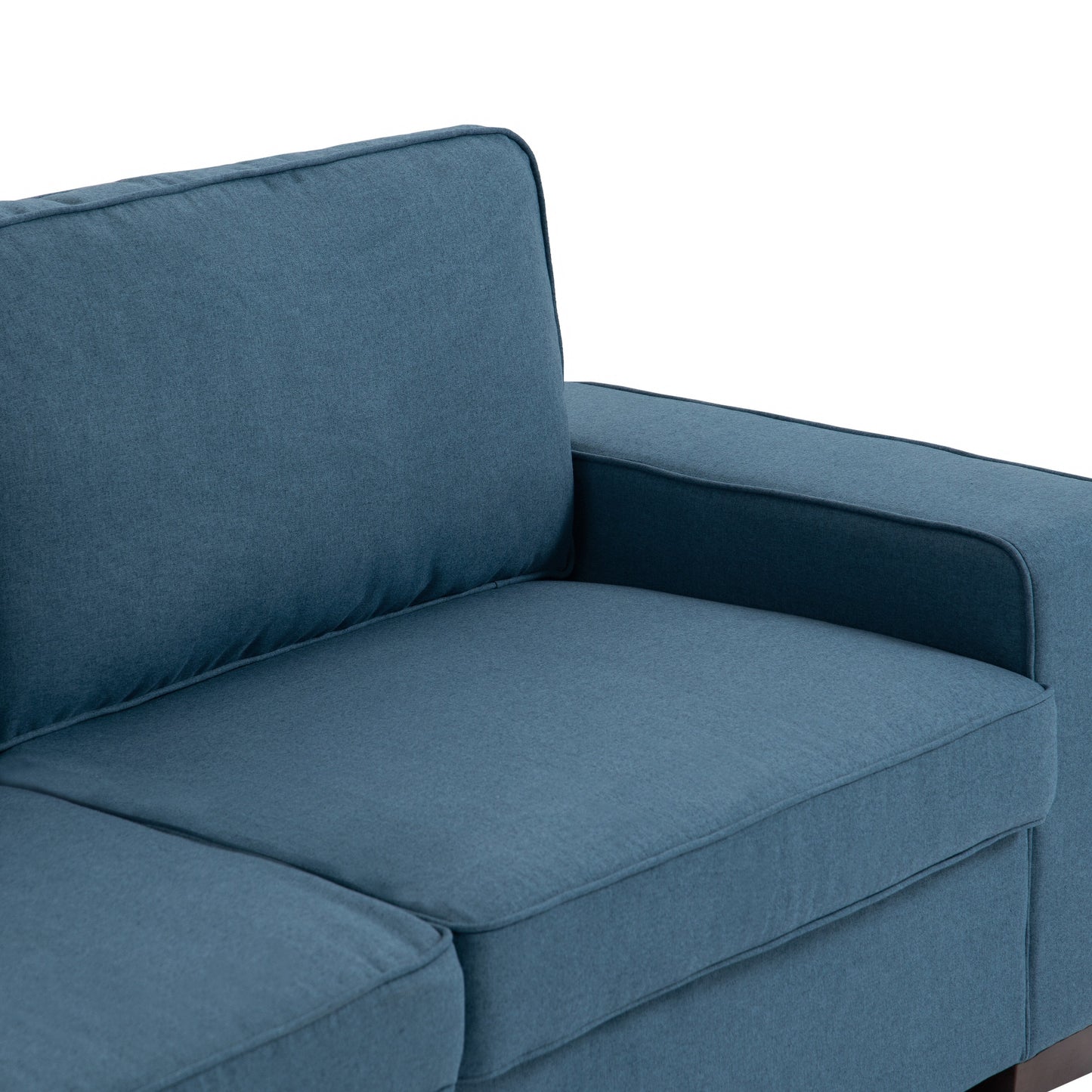 80.1 Wide Linen Corduroy Loveseat Living Room Sofa Couch