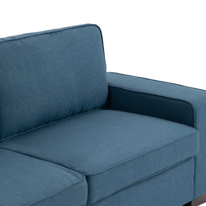 80.1 Wide Linen Corduroy Loveseat Living Room Sofa Couch