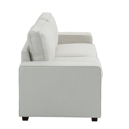 80.1 Wide Linen Corduroy Loveseat Living Room Sofa Couch