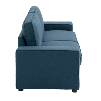 80.1 Wide Linen Corduroy Loveseat Living Room Sofa Couch
