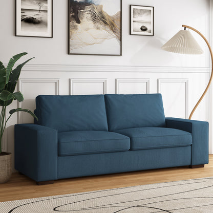 80.1 Wide Linen Corduroy Loveseat Living Room Sofa Couch