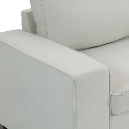 80.1 Wide Linen Corduroy Loveseat Living Room Sofa Couch