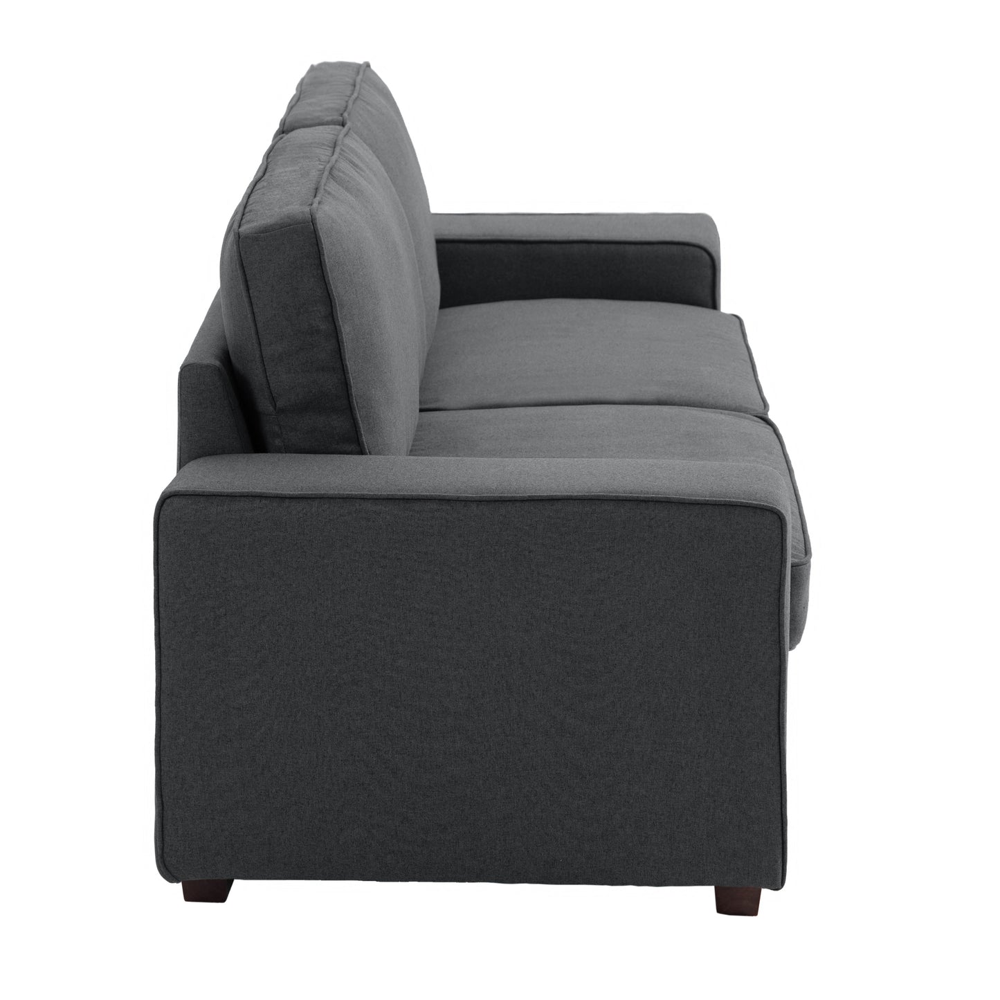 80.1 Wide Linen Corduroy Loveseat Living Room Sofa Couch