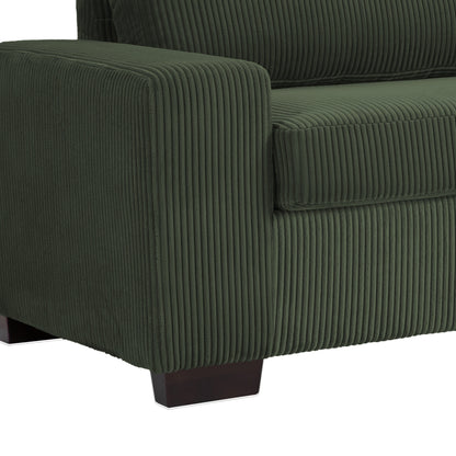 80.1 Wide Linen Corduroy Loveseat Living Room Sofa Couch