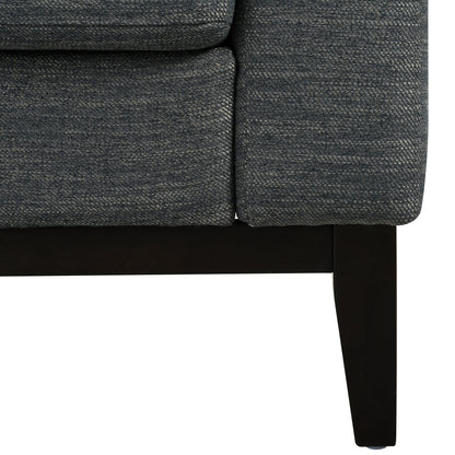 80.5 Polyester 3-Seater Sofa,Solid Wood Trim - Premium Comfort for Living Room or Study
