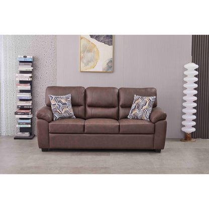 80.5'' Wide Faux Leather Sofa