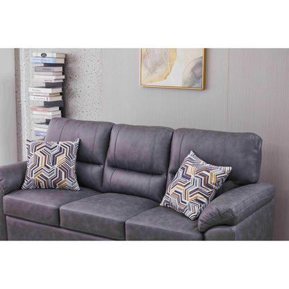 80.5'' Wide Faux Leather Sofa
