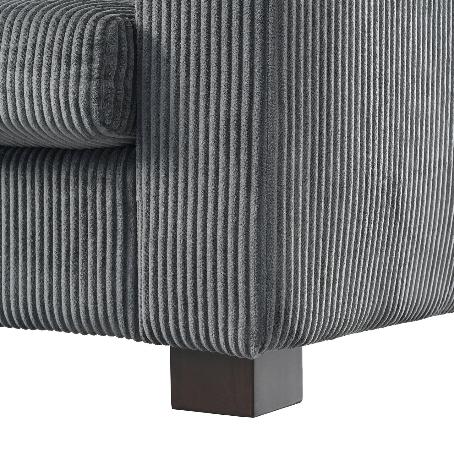 80 Solid Wood 3-Seater Sofa with 2 USB ports and two cup holders