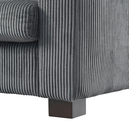 80 Solid Wood 3-Seater Sofa with 2 USB ports and two cup holders