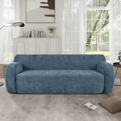 81.5 Minimalist Compression 3-seater Sofa with Large Seats and High-Density Foam Paddingfor Living Rooms