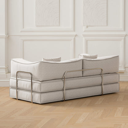 82 Inch Chenille Convertible Modular Sofa for Living Room