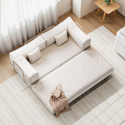 82 Inch Chenille Convertible Modular Sofa for Living Room
