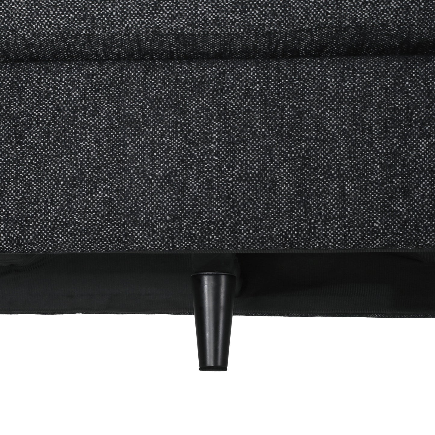 83.3'' Fabric Tufted Sofa with Wood Legs and Removable Cushions