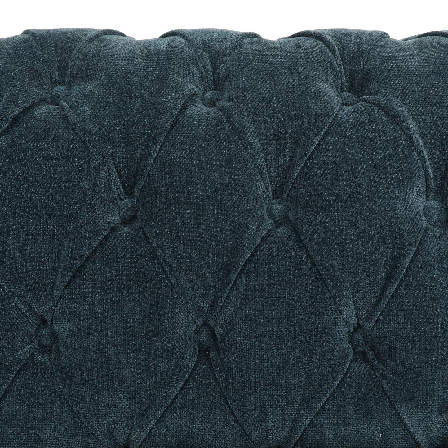 83.3'' Fabric Tufted Sofa with Wood Legs and Removable Cushions