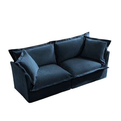 83.4 Chenille Modular 3-Seat Sofa with Removable Washable Covers, 300lb Capacity