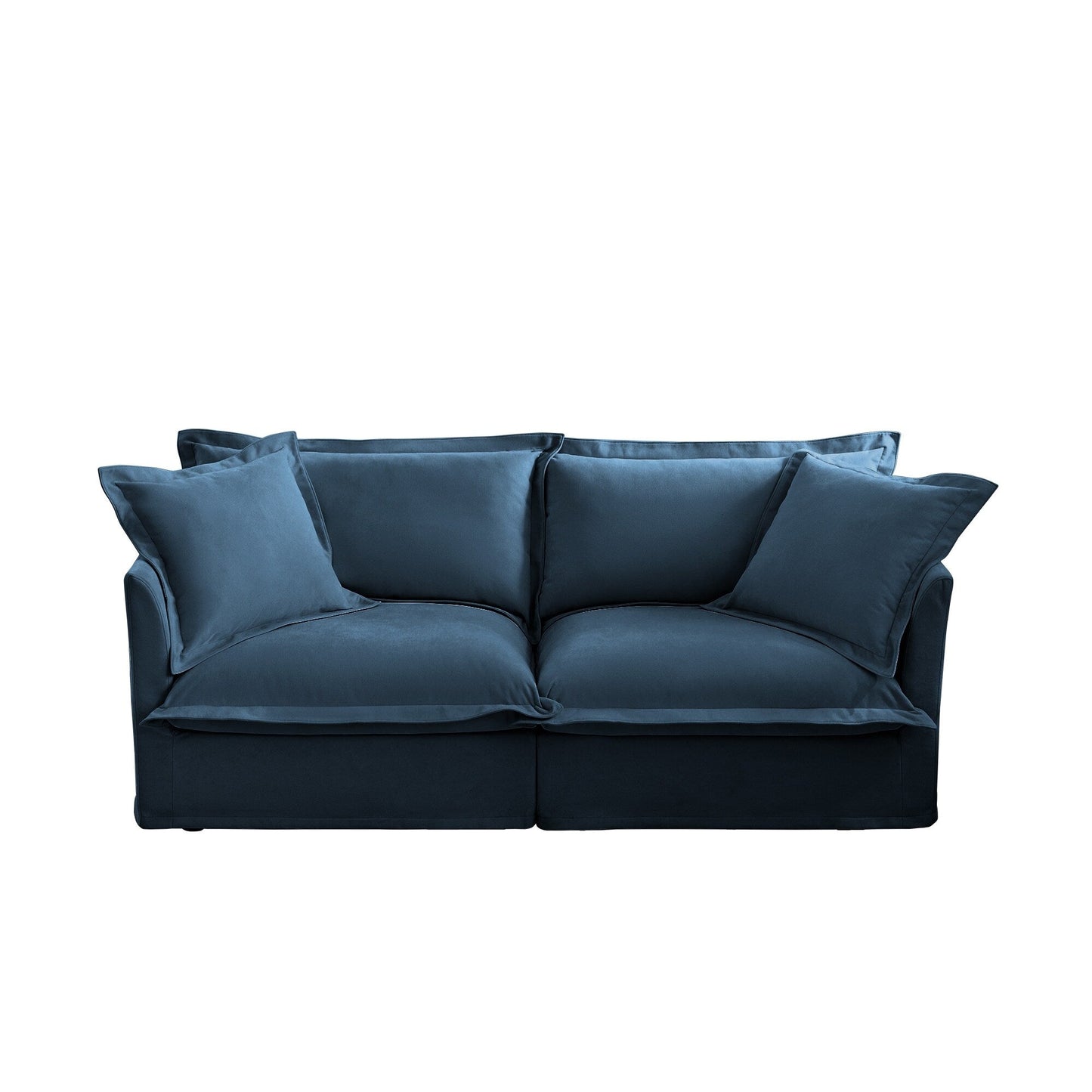 83.4 Chenille Modular 3-Seat Sofa with Removable Washable Covers, 300lb Capacity