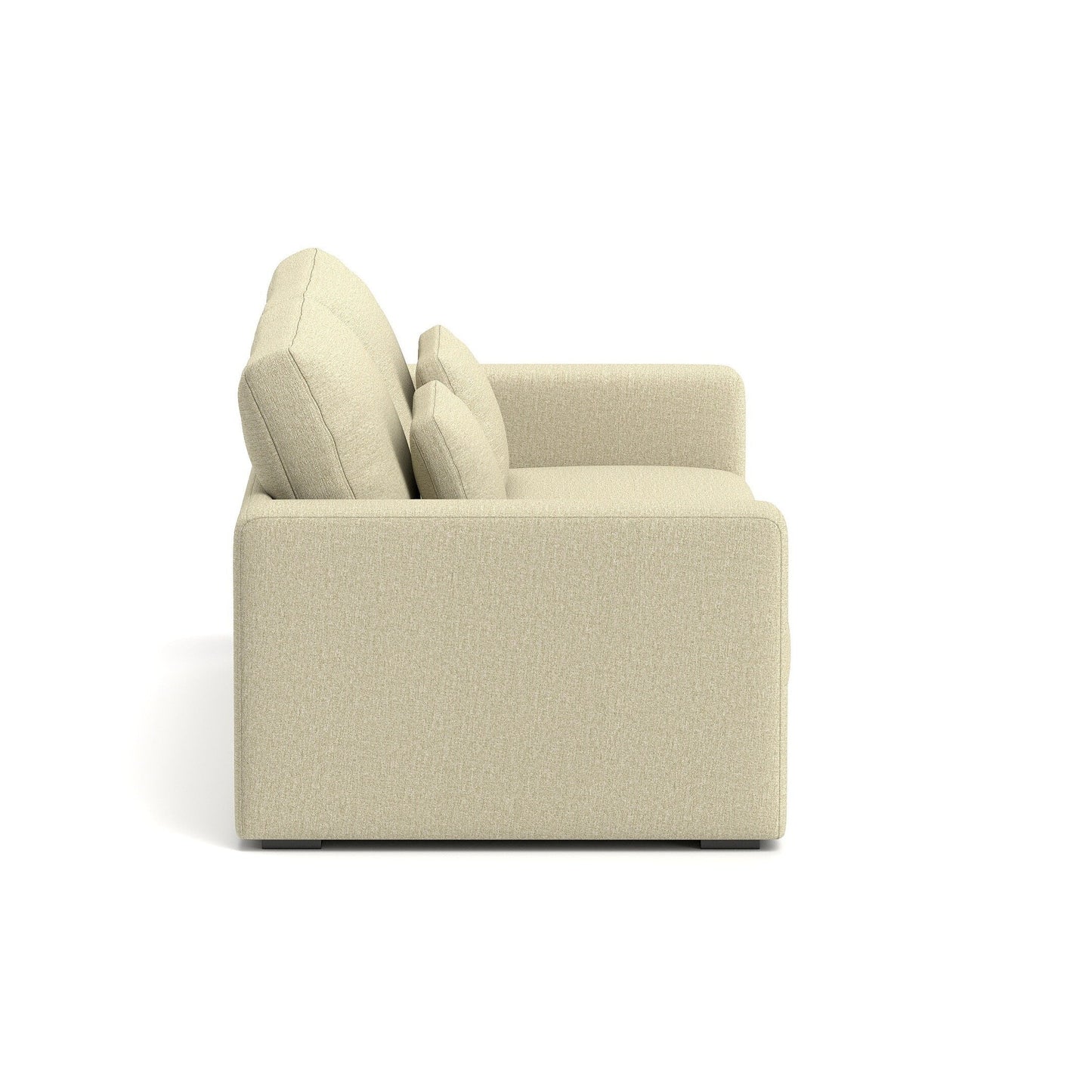 83Fabric 3-Seater Sofa - Plush Double-Cushioned Comfort for Modern Living Rooms