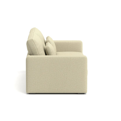 83Fabric 3-Seater Sofa - Plush Double-Cushioned Comfort for Modern Living Rooms