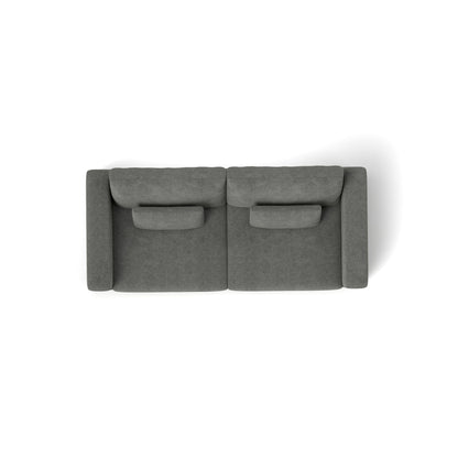 83Fabric 3-Seater Sofa - Plush Double-Cushioned Comfort for Modern Living Rooms