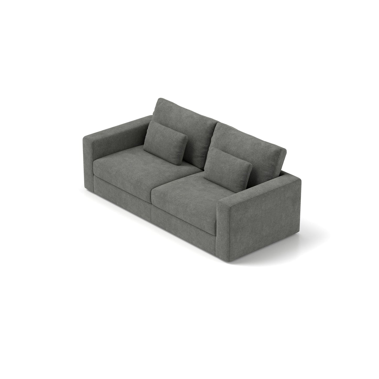 83Fabric 3-Seater Sofa - Plush Double-Cushioned Comfort for Modern Living Rooms